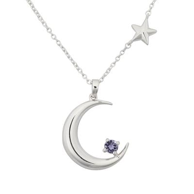 Tanzanite Necklace in Sterling Silver 0.30cts
