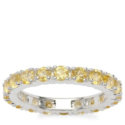 Diamantina Citrine Ring in Sterling Silver 2.25cts