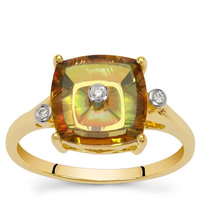 Yellow Topaz with Pure Silver Ring buy online