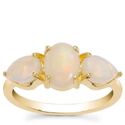 Coober Pedy Opal Ring in 9K Gold 1.35cts