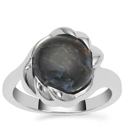 Namibian Pietersite Ring in Sterling Silver 3.65cts