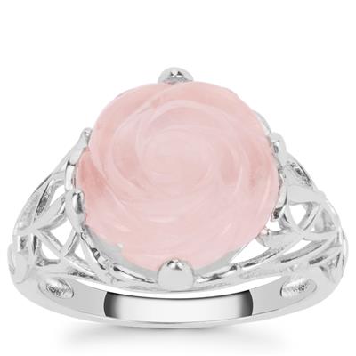 ROSE　クルユア Rose Quartz Ring in Sterling Silver 6.43cts | Gemporia
