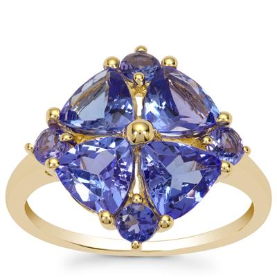 AA Tanzanite Ring in 9K Gold 3.50cts