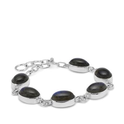 Canadian Labradorite Bracelet in Sterling Silver 43.41cts
