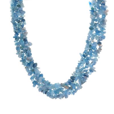 Aquamarine Necklace in Sterling Silver 714.10cts