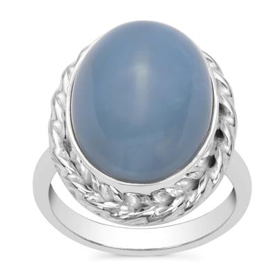 Bengal Blue Opal Ring in Sterling Silver 11cts