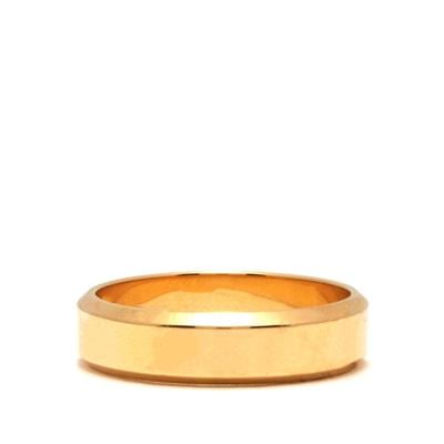 Bevelled Edge Ring in 9K Gold