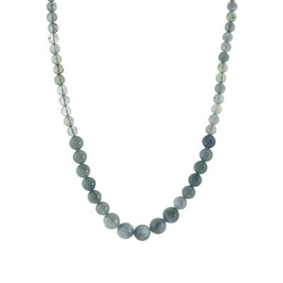 Paul Island Labradorite Graduated Necklace in Sterling Silver 159.76cts 