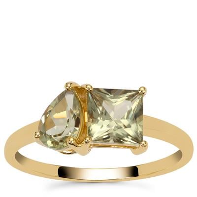 Csarite® Ring in 9K Gold 1.85cts