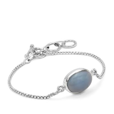 Bengal Blue Opal Bracelet in Sterling Silver 5.50cts