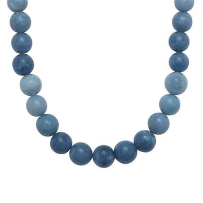 Blue Opal Necklace in Sterling Silver 145cts