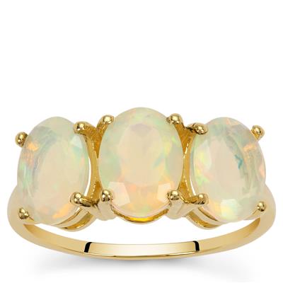 Ethiopian Opal Ring in 9K Gold 2cts