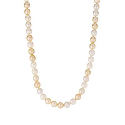South Sea Pearl Necklace in Sterling Silver (8.50mm)