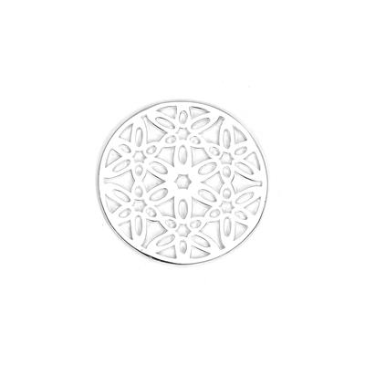 'Flower of Life' Sterling Silver Disc 2.77g