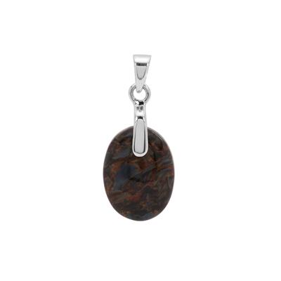 Pietersite Pendant in Sterling Silver 16.50cts