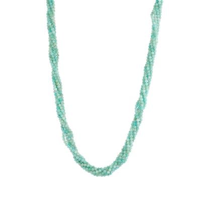 Peruvian Amazonite Necklace  in Sterling Silver 221.48cts