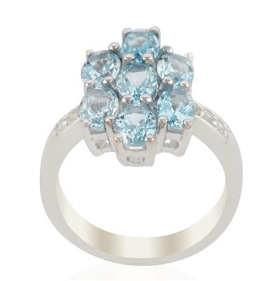 一点もの❣️ミキア⭐WHITE TOPAZ 王冠RING 一点もの❣️ミキア⭐WHITE TOPAZ 王冠RING