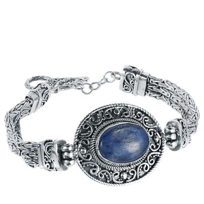 Blue Kyanite Bracelet  in Sterling Silver 16.45cts