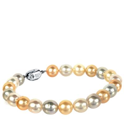 South Sea Cultured Pearl Bracelet in Sterling Silver (8.5mm)