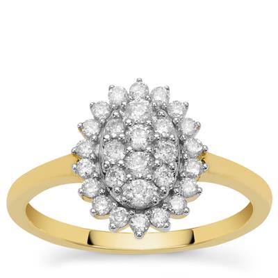 9K Gold Diamond Tomas Rae Ring