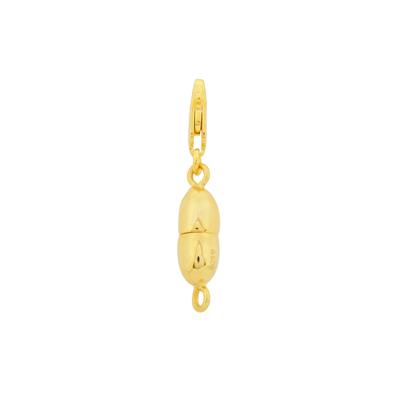 Gold Plated Sterling Silver Magnetic Clasp With Lobster Lock