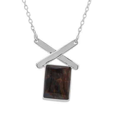Arizona Pietersite Necklace in Sterling Silver 11.50cts