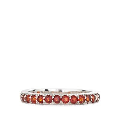 Rajasthan Garnet Ring in Sterling Silver 1.09cts