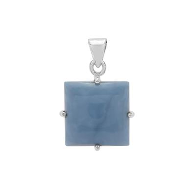 Bengal Blue Opal Pendant in Sterling Silver 19cts