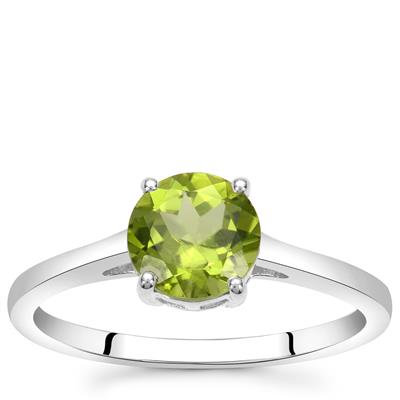 Jilin Peridot Ring in Sterling Silver 1.45cts