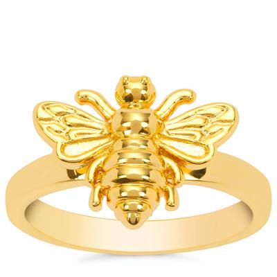 Bumblebee Ring in Gold Plated Sterling Silver