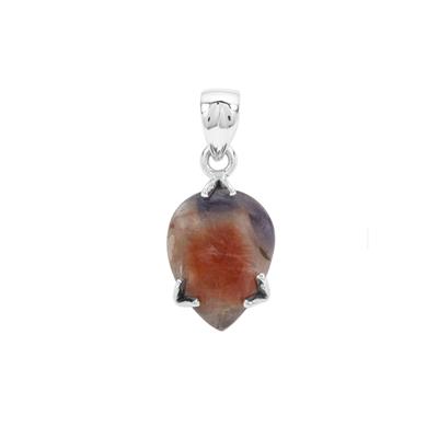 Iolite Sunstone Pendant in Sterling Silver 14cts