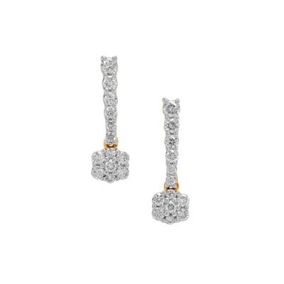 Diamonds Earrings in 9K Gold 0.52ct