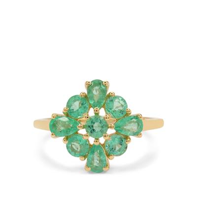 Colombian Emerald Ring in 9K Gold 1.78cts (F)