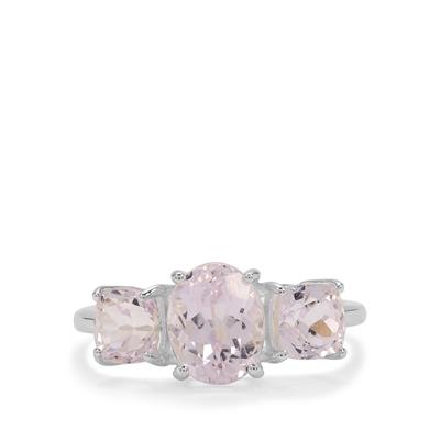 Minas Gerais Kunzite Ring  in Sterling Silver 4.15cts
