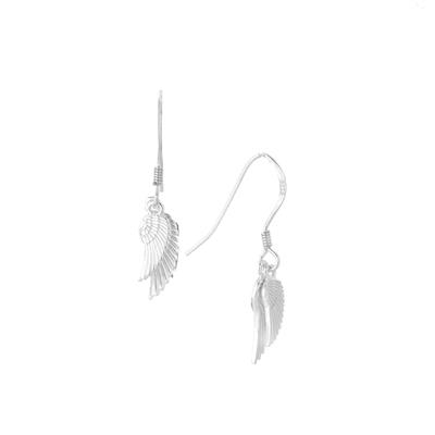 Kimbie Angel Wing Earrings in 925 Sterling Silver 