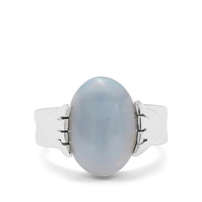 Bengal Blue Opal Ring in Sterling Silver 5.50cts