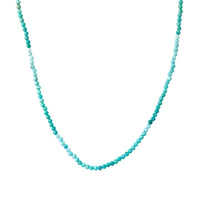 Cochise Turquoise Necklace in Sterling Silver 14.9cts