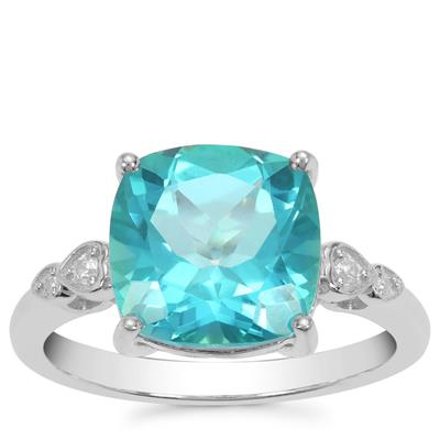 Batalha Topaz Ring with White Zircon in Sterling Silver 5.25cts