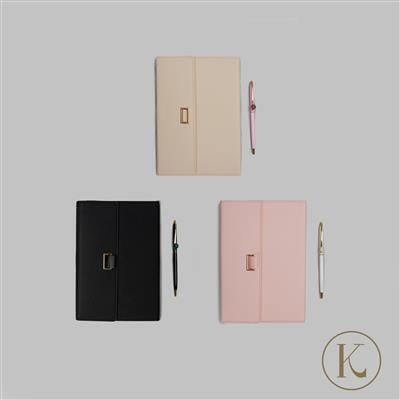 Kimbie Home Notebook Gift Set With Gemstone Pen 