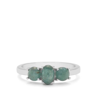 Grandidierite Ring in Sterling Silver 1.25cts