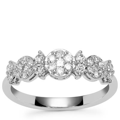 Diamonds Ring in Platinum 950 0.54ct