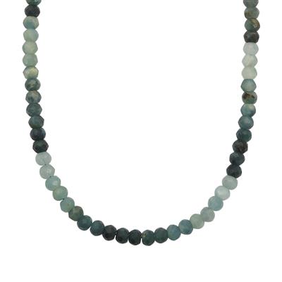 Grandidierite Necklace in Sterling Silver 65cts