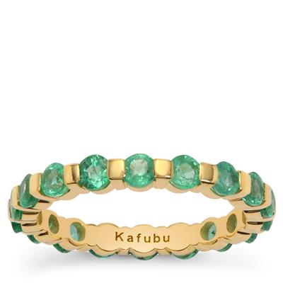 Kafubu Emerald Ring in 9K Gold 1.75cts