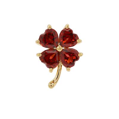 Nampula Garnet Pendant in Gold Plated Sterling Silver 2.35cts