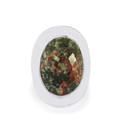 Eudialyte Ring in Sterling Silver 16cts