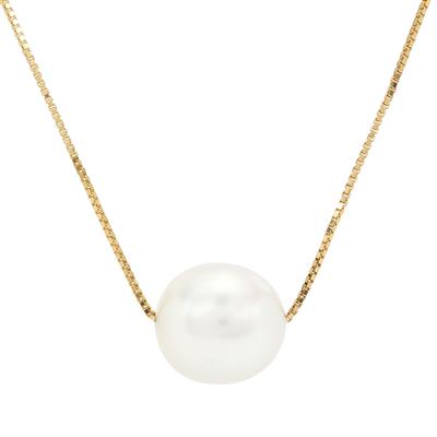 South Sea Cultured Pearl Necklace in 9K Gold (10 MM)