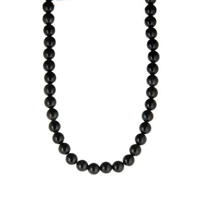 Natural Magdalena Obsidian Necklace in Sterling Silver 260.17cts 
