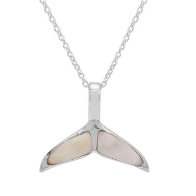 Pink Aragonite Necklace in Sterling Silver 1.75cts