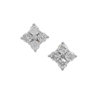 Diamonds Earrings in 9K Gold 0.52cts