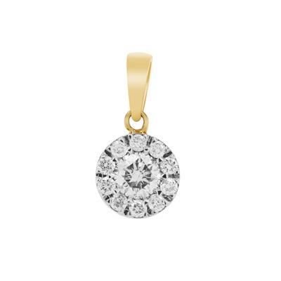Diamonds Pendant in 18K Gold 0.51ct